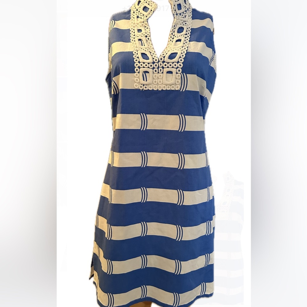 Sail to Sable Navy and Cream Striped Midi Dress
